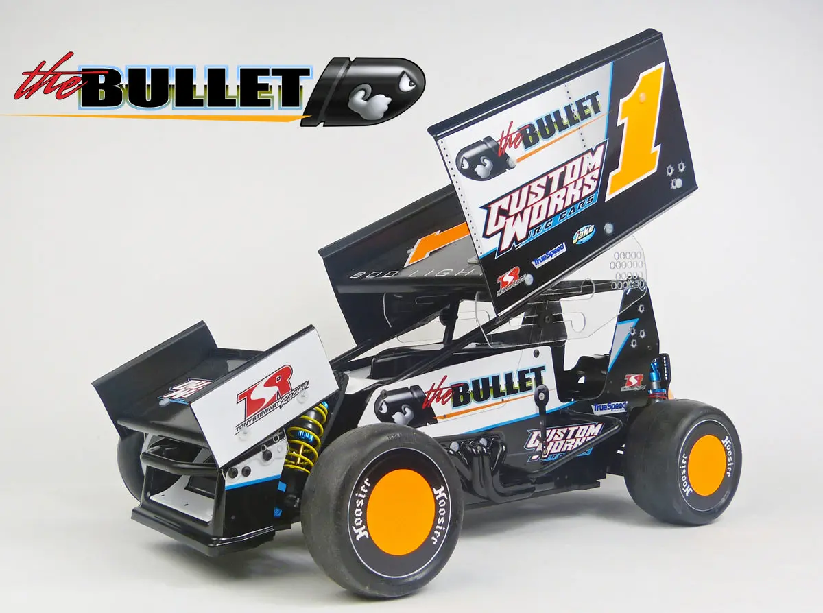 Custom Works 0740 R/C "The Bullet" High Bite Sprint Car 1