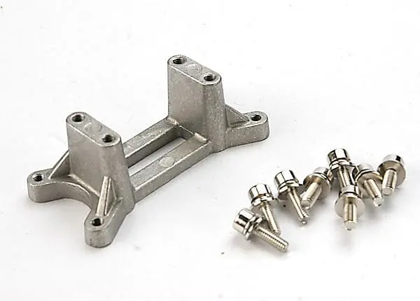 Traxxas 5160 - Engine Mount, Aluminum/ 3X10 Cs With Washers (8) 1