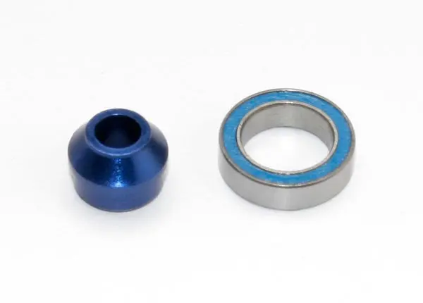 Traxxas 6893X Bearing Adapter, 6160-T6 Aluminum (Blue-Anodized) 1