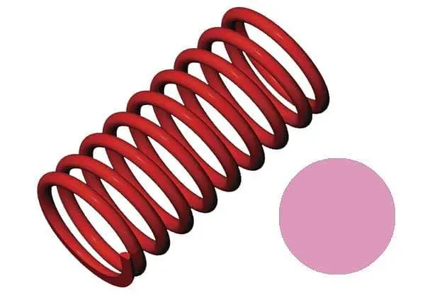 Traxxas 5443 - Spring, Shock Red (Gtr) (5.4 Rate Pink) (1 Pair) 1