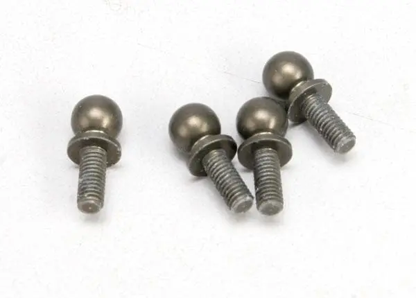 Traxxas 5529X - Ball Studs, Aluminum, Hard-Anodized, Ptfe-Coated (4) (Use For Inner Camber Link Mounting) 1