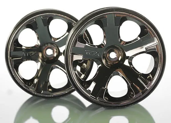 Traxxas 5576 - Wheels, All-Star 2.8' (Chrome) (Nitro Rear/ Electric Front) (2) 1