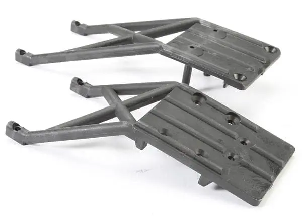 Traxxas 5837 - Skidplates, Front & Rear (Black) 1