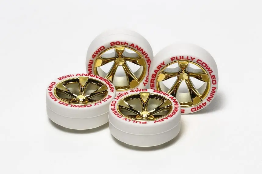 Tamiya 95076 Jr Low Profile Tires White 1