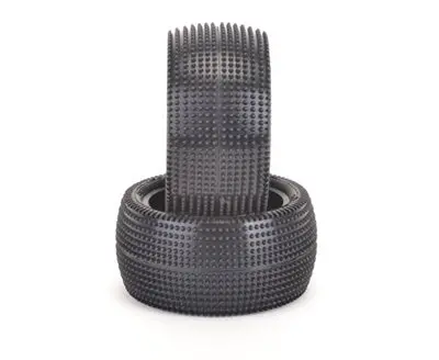 Schumacher U6838 Cactus 2.2" Rear 1/10 Buggy Carpet Tire (2) (Yellow) 1