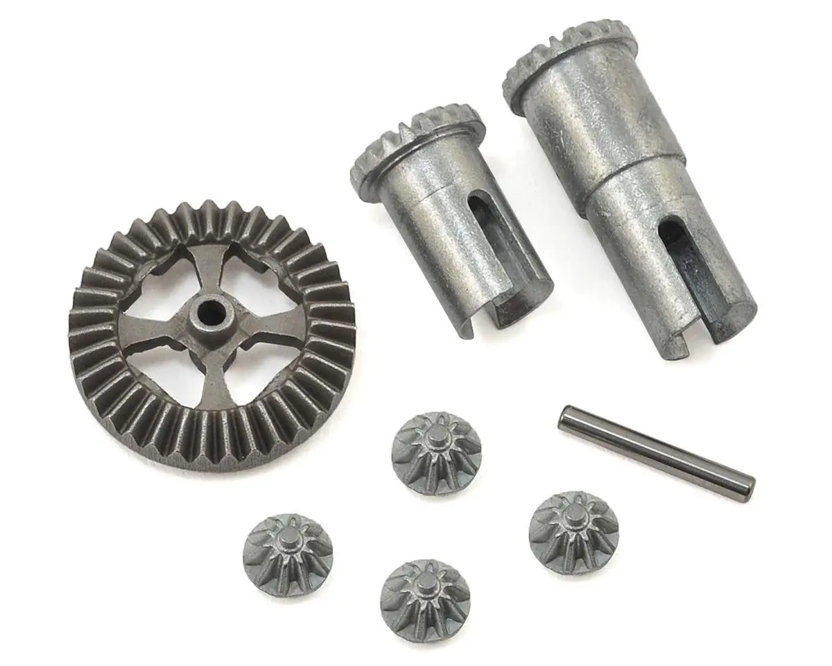 Traxxas 7579X Gear Set, Differential, Metal (Output Gears (2)/ Spider Gears (4)/ Ring Gear, 35T (1)/ 2X14.8Mm Pin (1)) 0.05 1