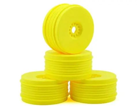 De Racing Der-Psb-8Y "Speedline Plus" 1/8 Buggy Wheel (4) (Yellow).. 1