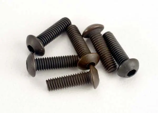 Traxxas 2577 Screws, 3X10mm Button-Head Machine (Hex Drive) (6) 0.015 1