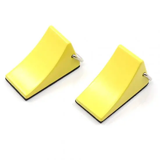 Yeah Racing Ya-0383 1/10 Rc Rock Crawler Accessory Reifenstopper 2Pcs Yellow For Tractor Truck 1