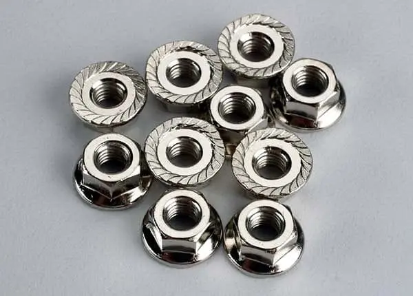 Traxxas 6135 - Nuts, 4Mm Flanged (10) 1