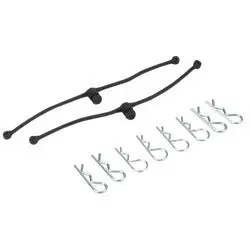 Dubro 2245 Body Klip Retainer, Black (2) 1