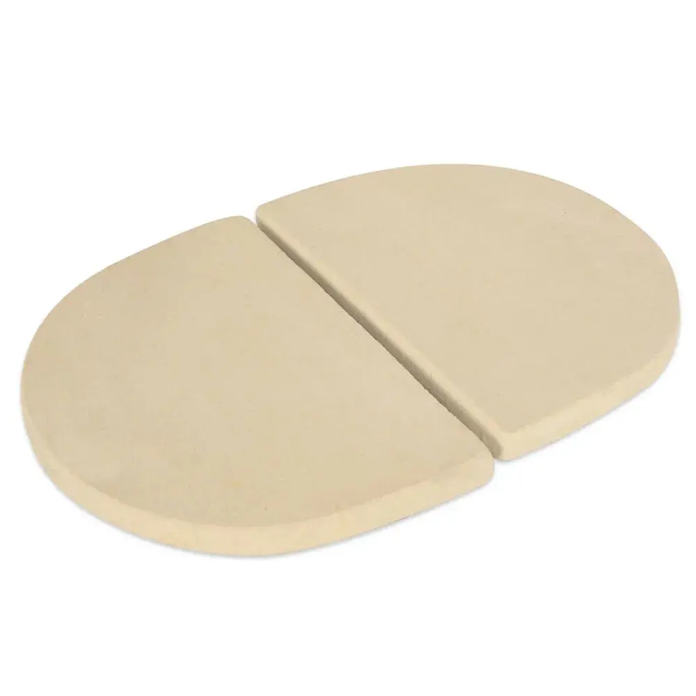 Primo Pg00324 Ceramic Heat Deflector Plates For Oval Extra Large Barbecue Grill (Prm324) 1