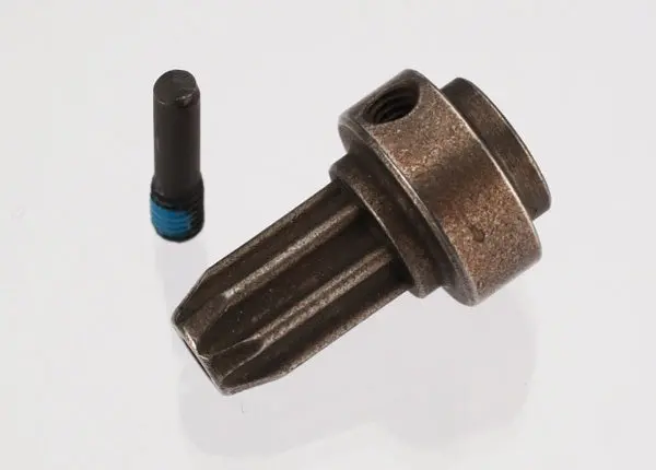 Traxxas 6888X Drive Hub, Front, Hardened Steel (1)/ Screw Pin (1) 1