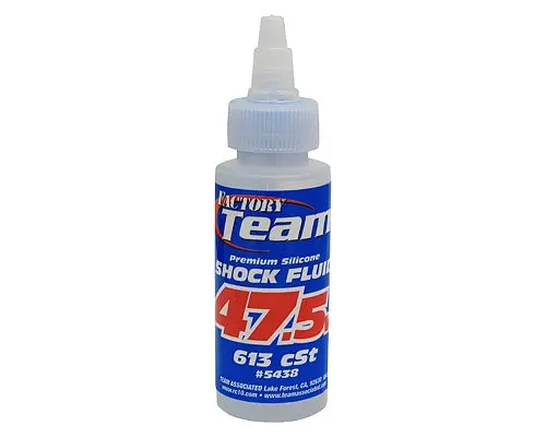 Team Associated 5438 Silicone Shock Fluid 47.5 Weight 1