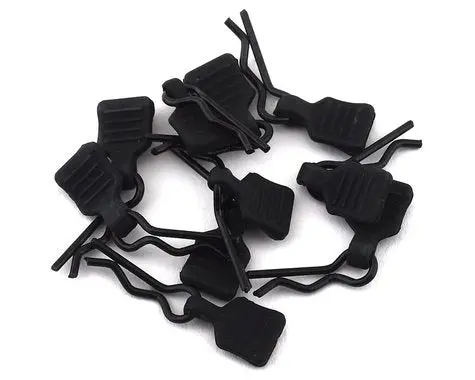 Axial 206000 3Mm Body Clip W/Tab, Black (10Pc) 1