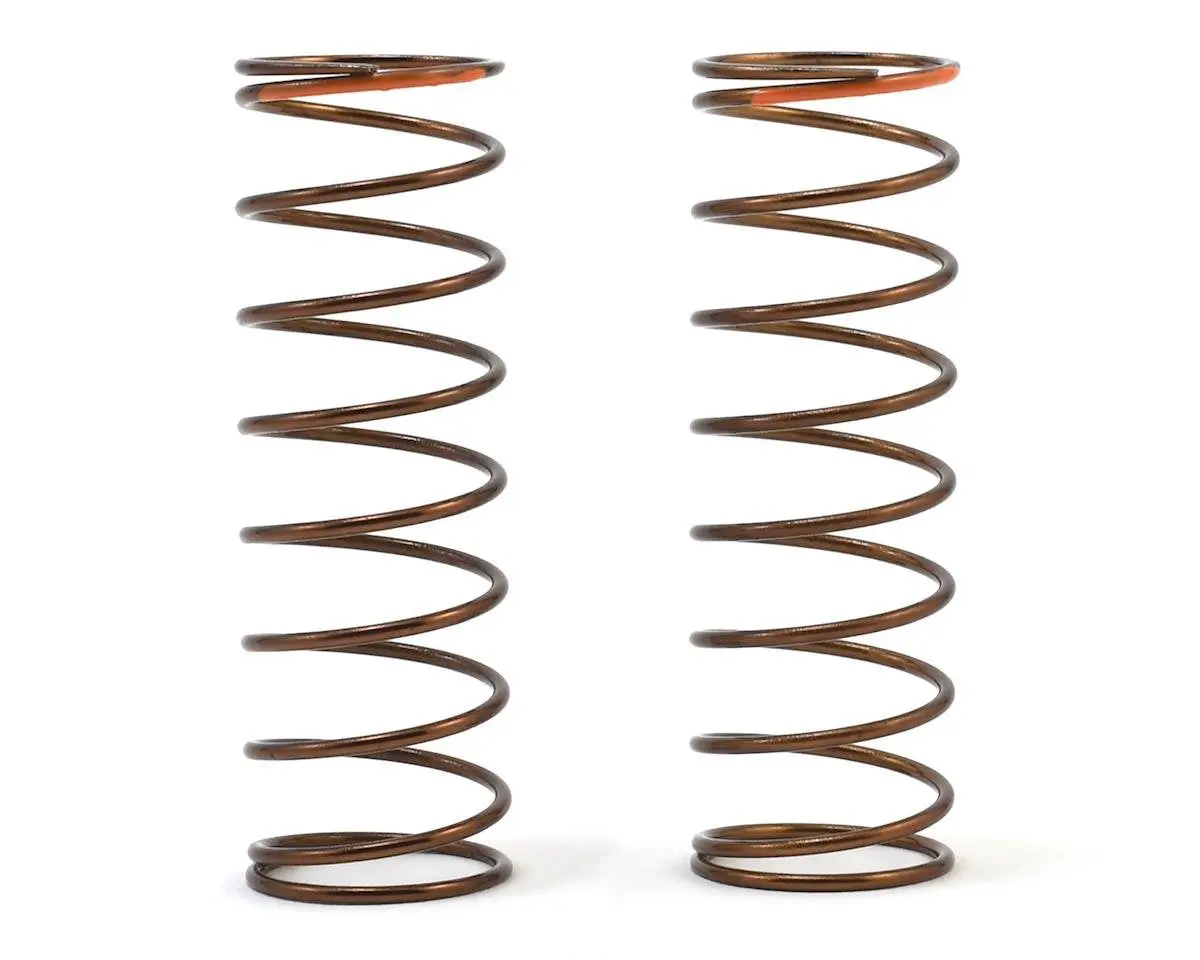 Tekno Tkr7246 Shock Spring Set (Rear, 1.3X9.375, 3.01Lb/In, 63Mm, Orange) 1
