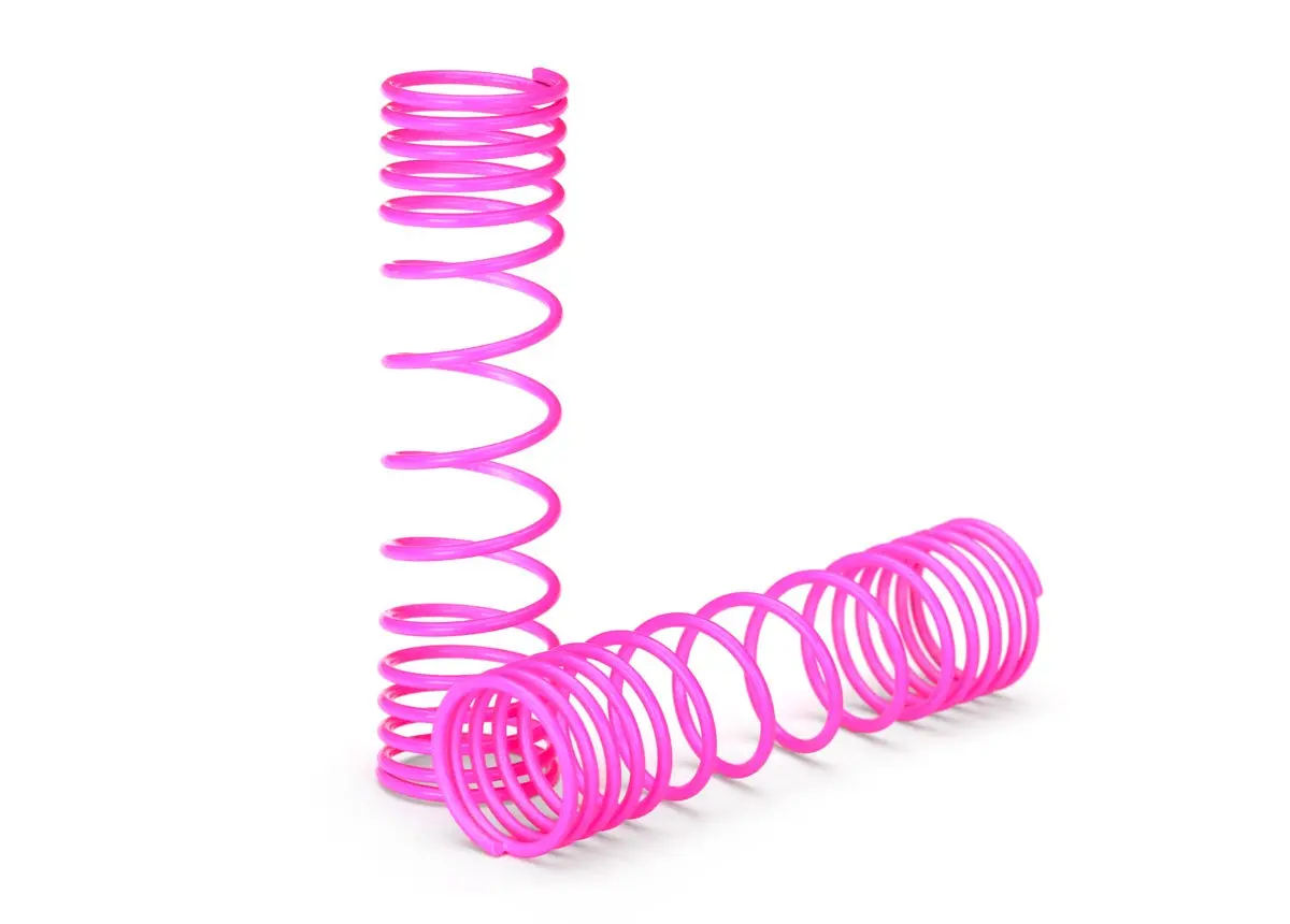 Traxxas 5858P - Springs, Rear (Pink) (Progressive Rate) (2) 1