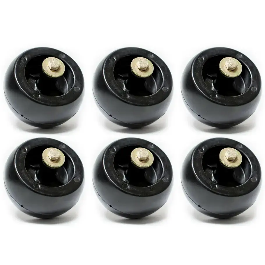 Exmark Oem 116-9981 (6Pk) Anti Scalp Deck Wheel Roller W/ Hardware (New Part Number For 103-7263; 109-2098) 1