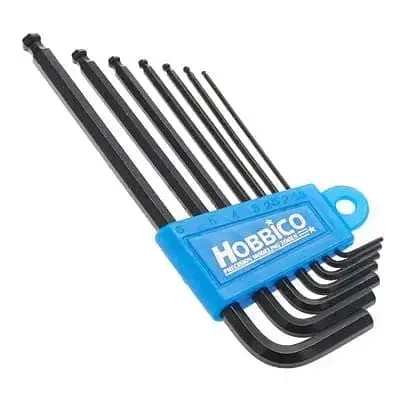 7-Piece Ball Tip Hex L Wrench Metric 1