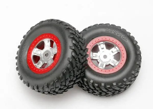 Traxxas 7073A - Tires And Wheels, Assembled, Glued 1