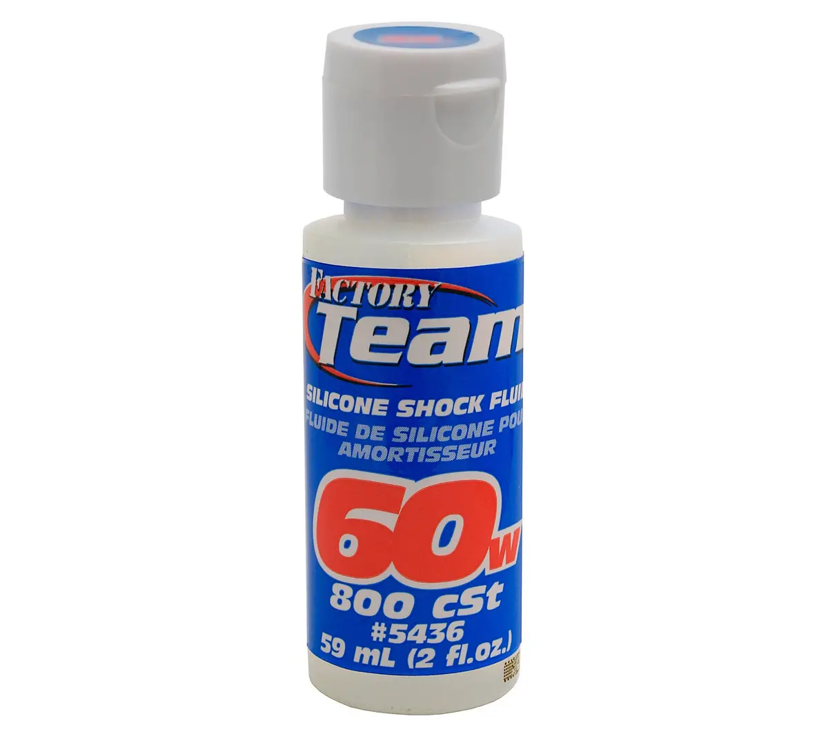 Team Associated 5436 Silicone Shock Fluid,60 Weight 2Oz 1
