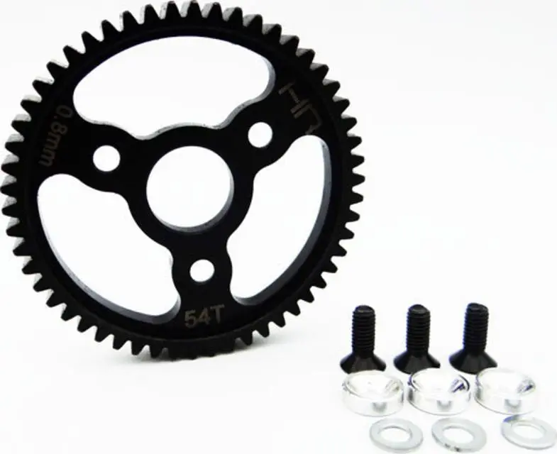 Steel Spur Gear (54T 0.8 Mod)(Silver): Traxxas 1