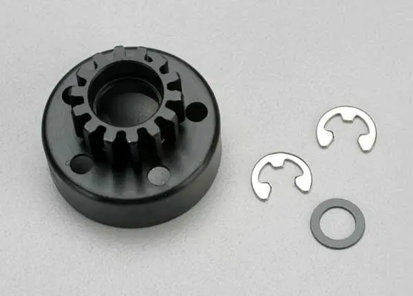 Traxxas 5214 Clutch Bell/5X8x0.5Mm Fiber Washer (2)/ 5Mm E-Clip (Requires 5X10x4mm Ball Bearings Part #4609) 1