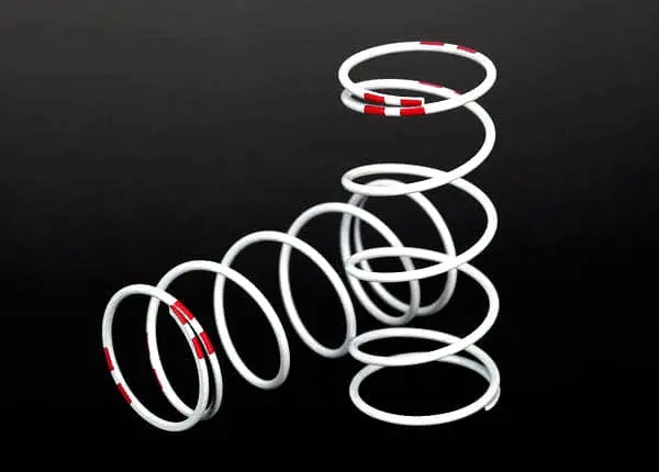 Traxxas 7445 - Spring, Shock, White (Gtr Long) (0.810 Rate Pink) (1 Pair) 1