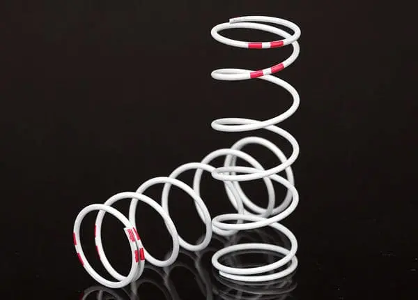Traxxas 7443 - Spring, Shock, White 1