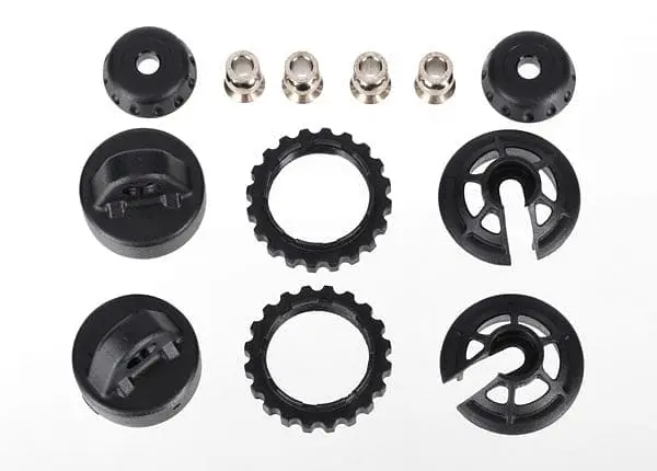 Traxxas 7468 - Caps And Spring Retainers, Gtr Long/Xx-Long Shock (Upper Cap (2)/ Hollow Balls (4)/ Bottom Cap (2)/ Upper Retainer (2)/ Lower Retainer (2)) 1