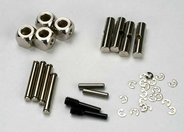 Traxxas 5452 U-Joints, Driveshaft (Carrier (4)/ 4.5Mm Cross Pin (4)/ 3Mm Cross Pin (4)/ E-Clips (20)) (Metal Parts For 2 Driveshafts) 0.06 1
