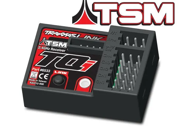 Traxxas 6533X Receiver, Micro, Tqi 2.4Ghz With Telemetry & Tsm (5-Channel) 0.045 1