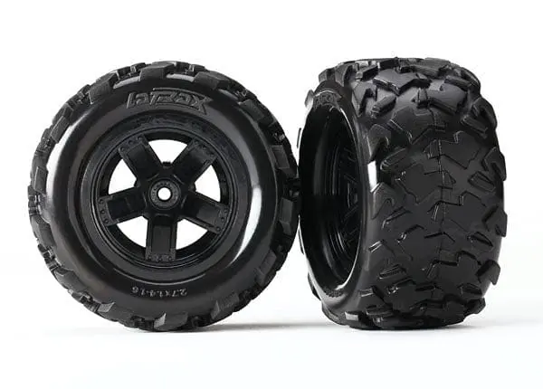 Traxxas 7672 - Tires & Wheels, Assembled, Glued 1