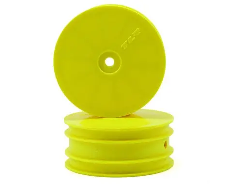 Losi Tlr43004 Front Wheel, Yellow (2): 22-4 1