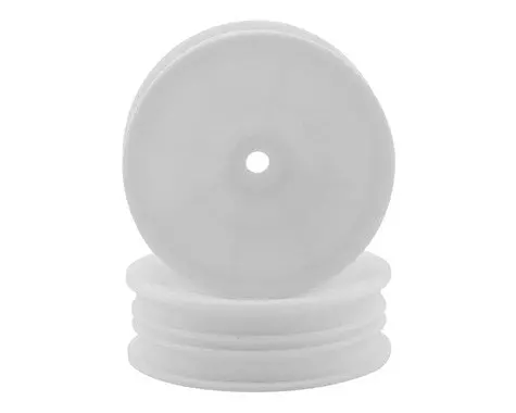 Team Associated 91757 12Mm Hex 2.2" "Slim" Front Buggy Wheels (White) (2) (B6) 1