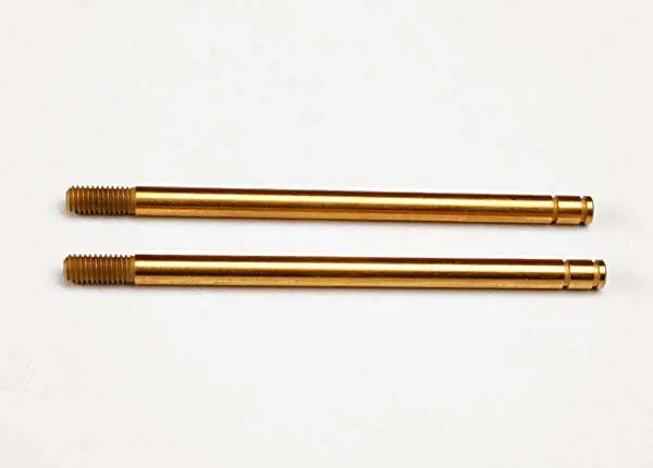Traxxas 2656T Shock Shafts, Hardened Steel, Titanium Nitride Coated (Xx-Long) (2) 1
