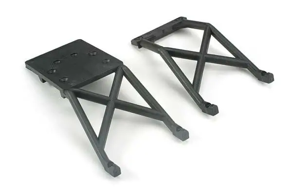 Traxxas 3623 Skid Plates, Front & Rear (Black) 0.13 1
