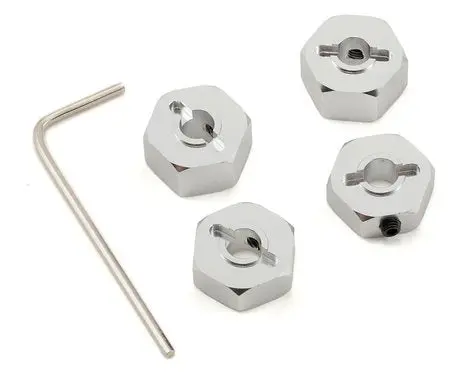 St Racing St3654-14S Concepts 14Mm Aluminum Wheel Hex (Silver) (4) 1