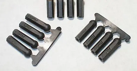 Rpm 73392 Long Shank 4-40 Rod Ends (Black) (12) 1