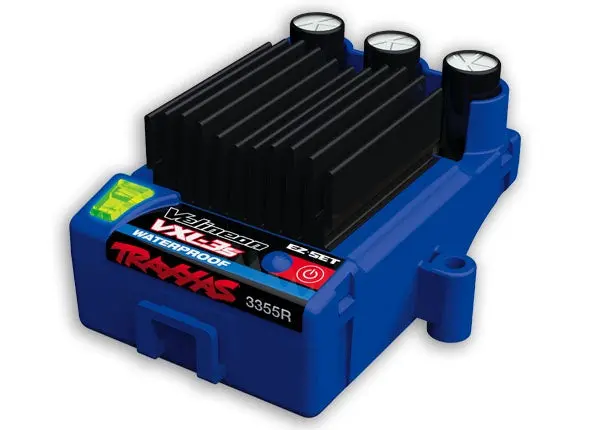 Traxxas 3355R Velineon® Vxl-3S Electronic Speed Control, Waterproof (Brushless) (Fwd/Rev/Brake) 0.425 1