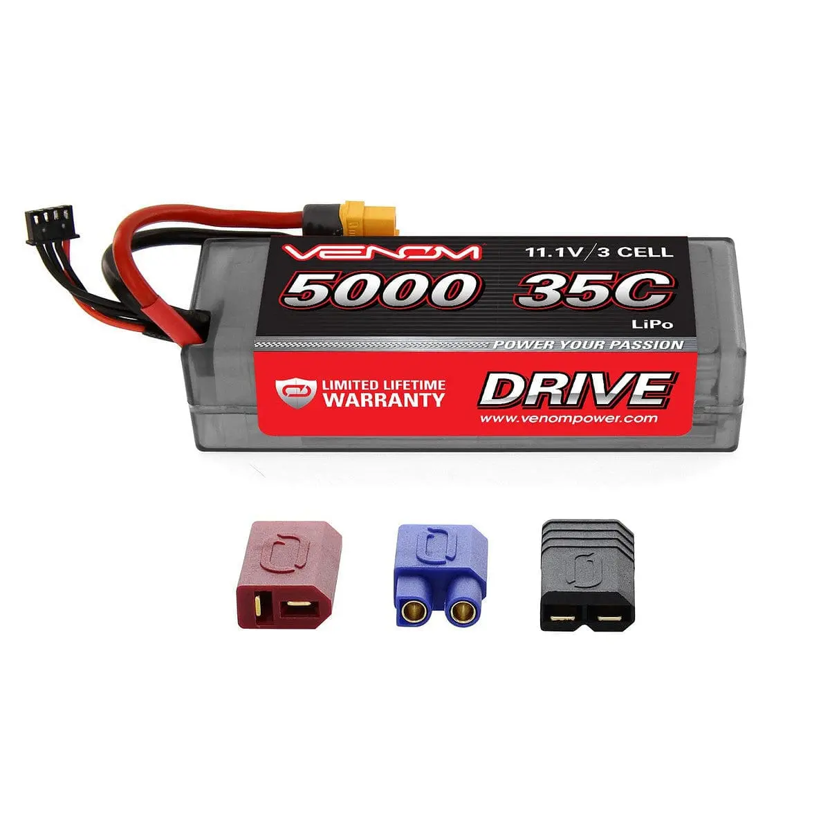 Venom 15112 Lipo 3S 11.1V 5000Mah 35C Hardcase Uni 1
