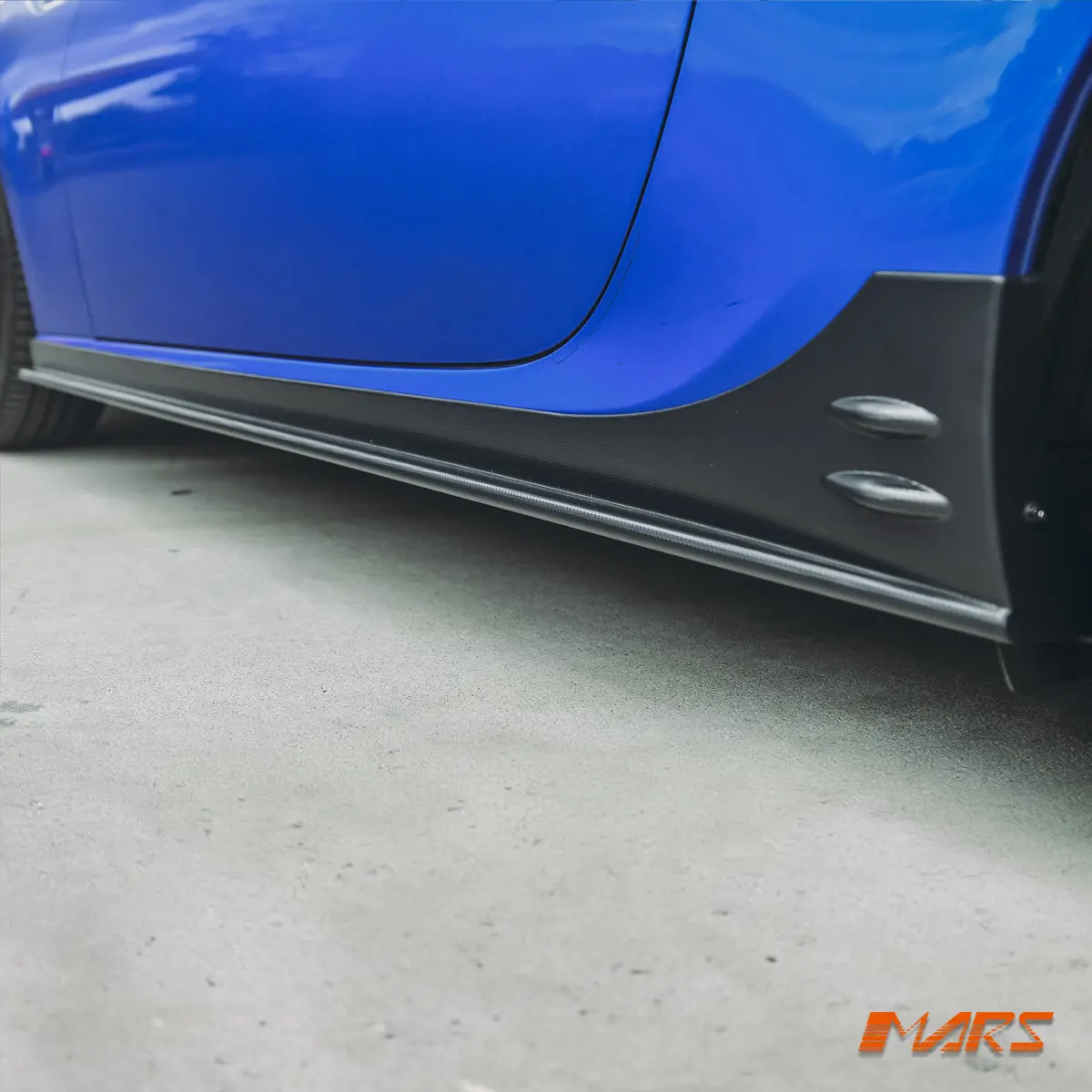 Carbon Fibre Print Side Skirts Lip Spoiler For Toyota 86 Gt Gts & Subaru Brz & Sti S Pack 2016-2021 2