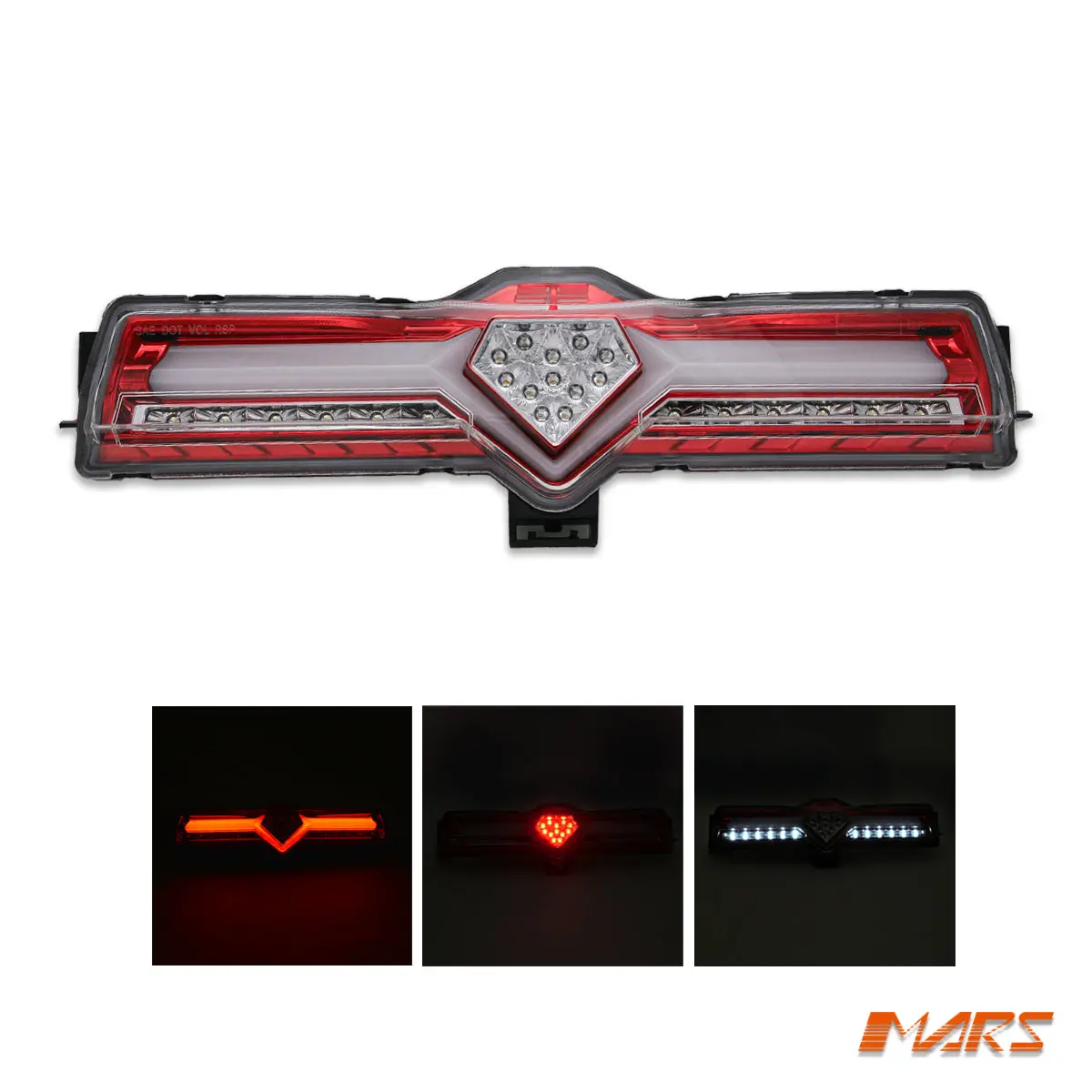 Crystal-Eye Clear Red Full Led Reverse Tail Lights For Toyota 86 Zn6 Gt Gts & Subaru Brz Zc6 1