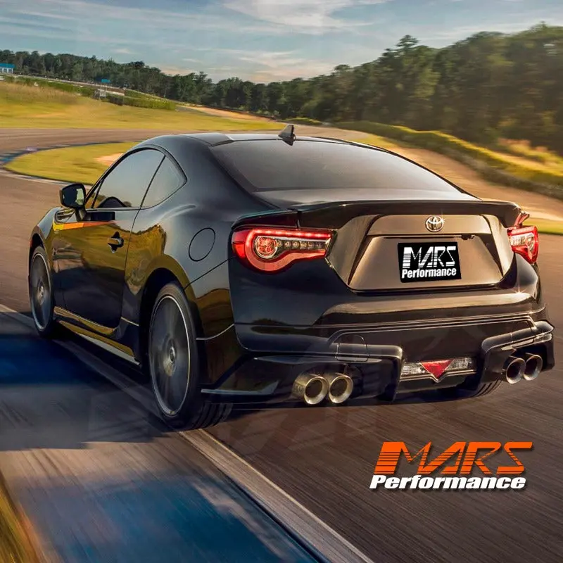 Rear Bumper Bar Lip Bodykit With Twin Dual Exhaust Outlet For Toyota Zn6 86 Gt & Gts & Trd 2016-2021 1