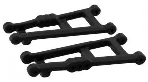 Rpm 80182 Rear A-Arms(2),Black Rustler Stampede 1