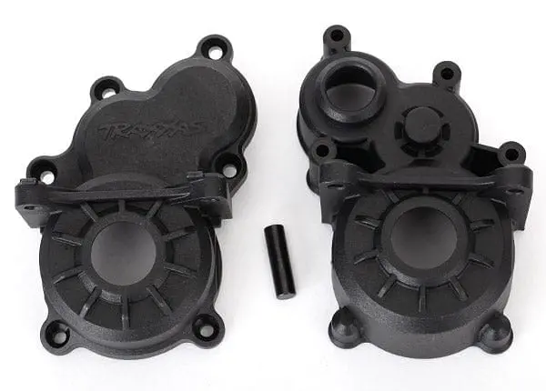Traxxas 8691 - Gearbox Halves (Front & Rear)/ Idler Gear Shaft 1