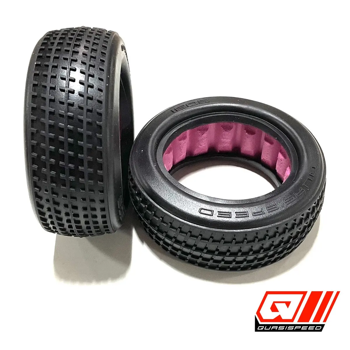 Quasi Speed Qs-1601 Front Tires With Inserts (Pair) By Gfrp 1