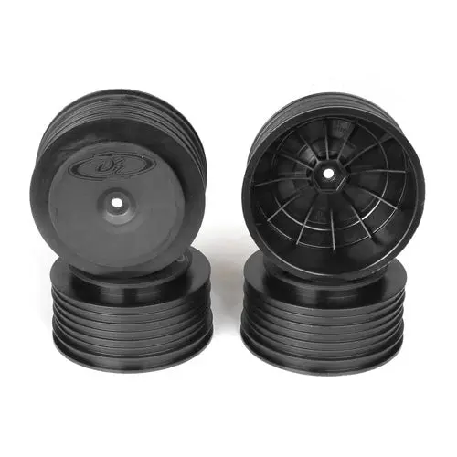 De Racing Der-Ps4-Lb Speedline Plus Short Course Wheels (Black) (4) 1