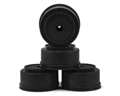 De Racing Der-Bs4-Ub 12Mm Hex "Borrego" Short Course Wheels (Black) (4) (Sc6/Slash/Blitz) 1