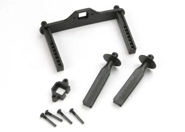 Traxxas 4914R Body Mount Posts, Front (2)/ Body Mount, Rear/ Body Mount Screw Pins (4) 1